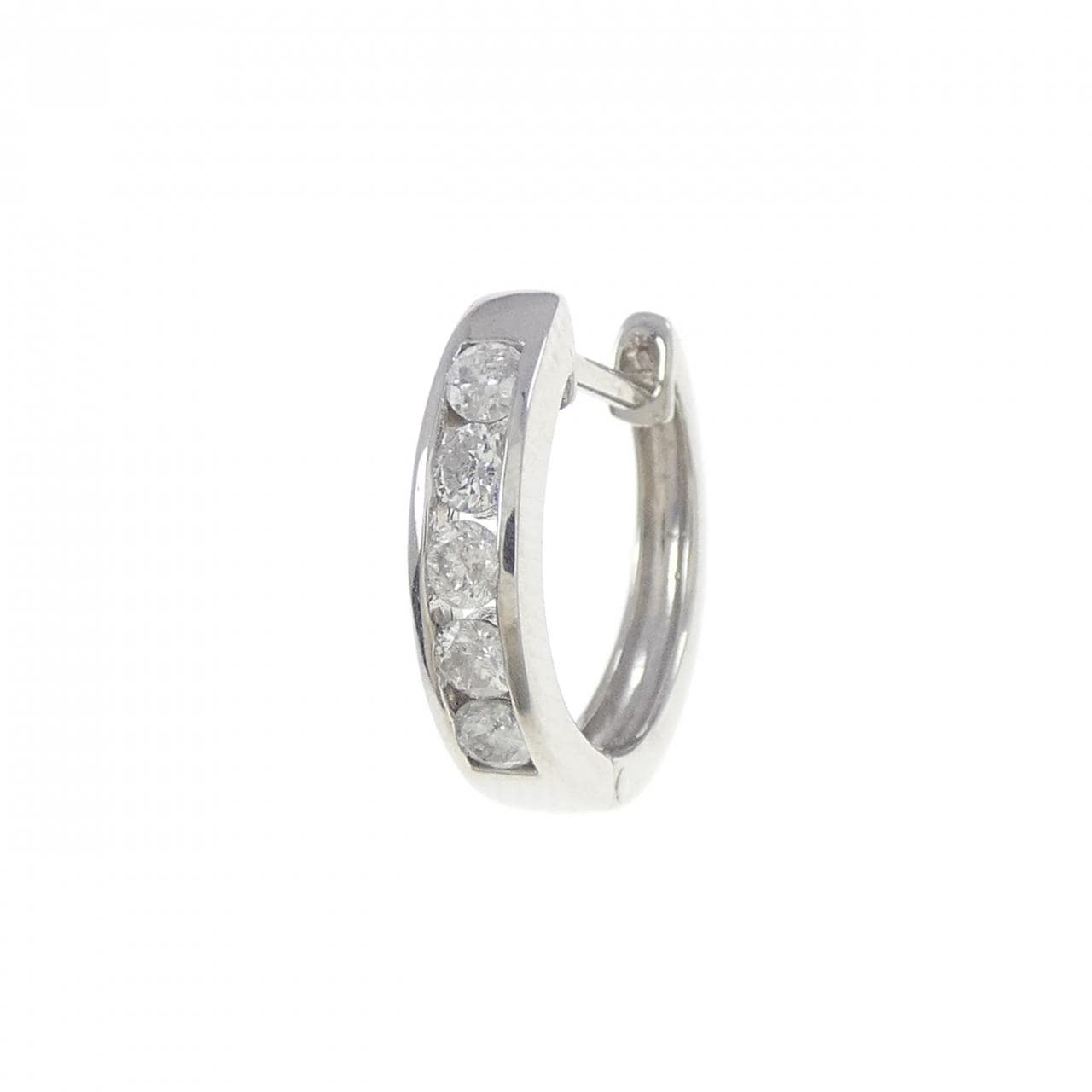 PT900 ダイヤモンド ピアス 0.25CT 片耳