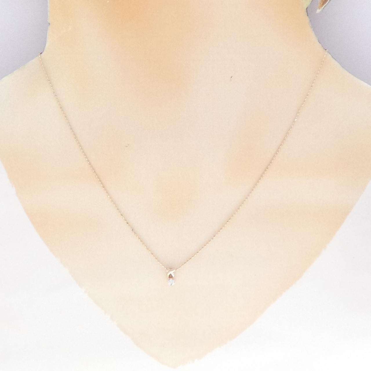K10PG ダイヤモンド ネックレス 0.07CT