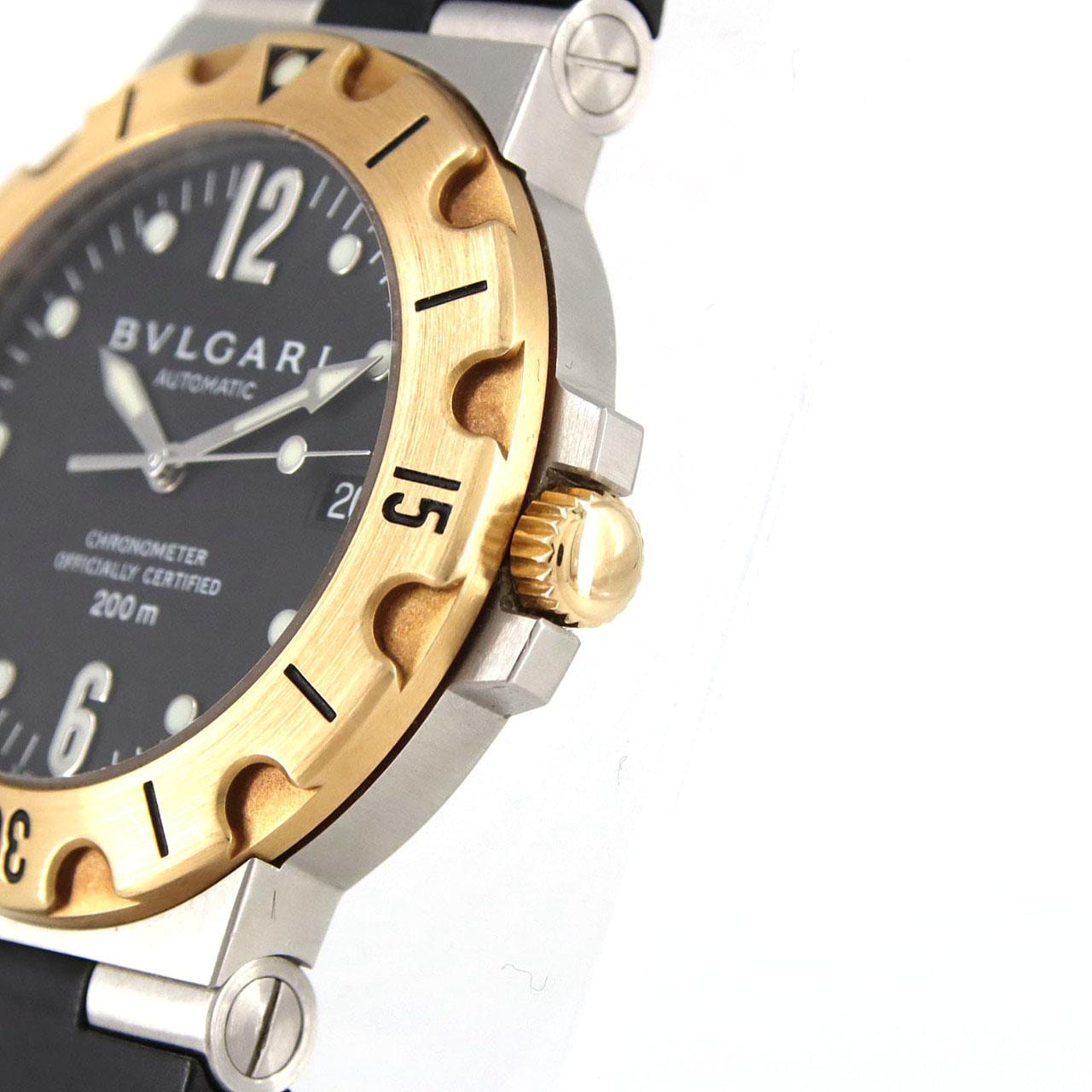 【ノーメンテナンス還元価格】ブルガリ ディアゴノスクーバ SD38SGVD SSxYG 自動巻