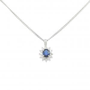 PT900/PT850 サファイヤ ネックレス 0.36CT