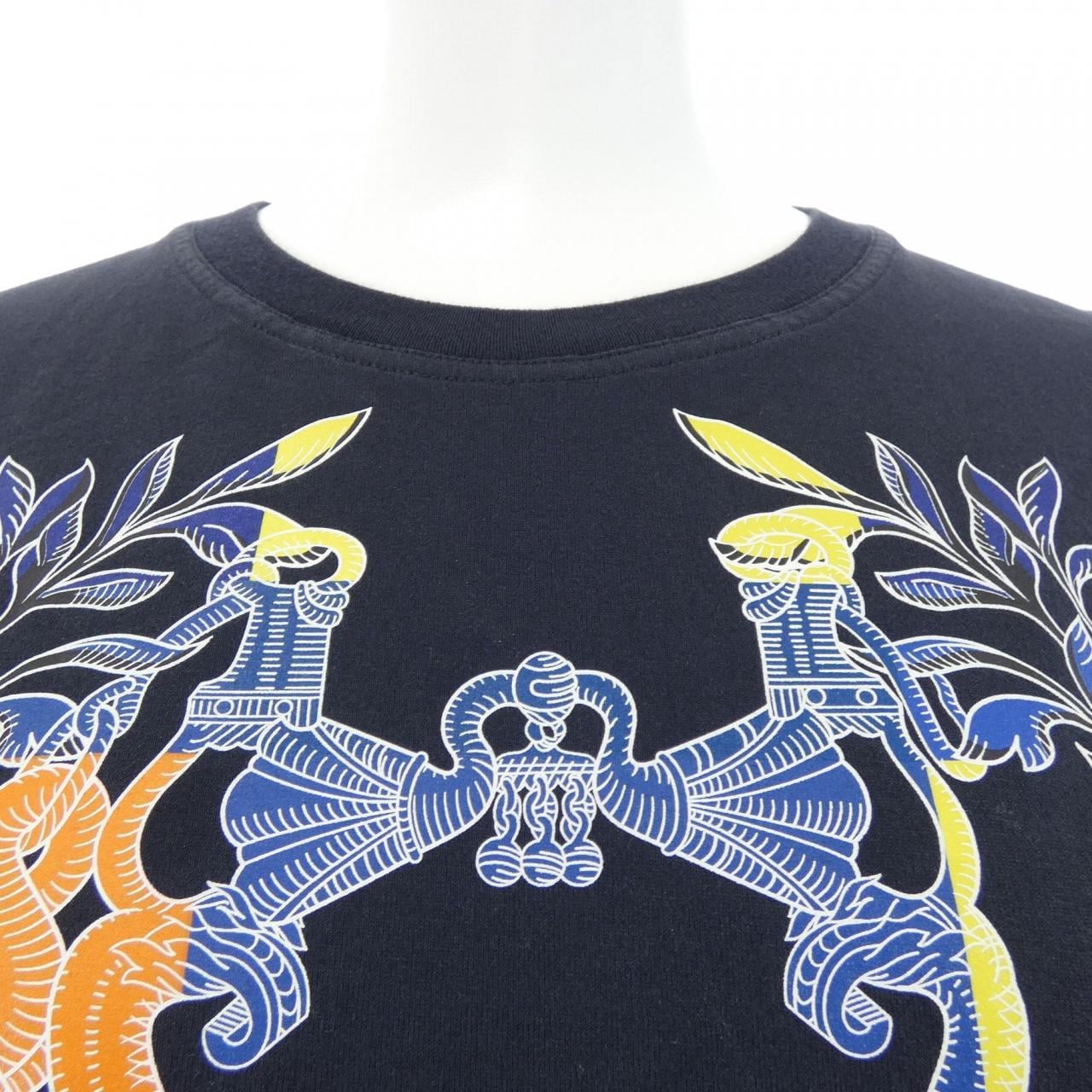 エルメス HERMES DELLA CAVALLERIA 4E4629DA カルトゥッシュ Tシャツ