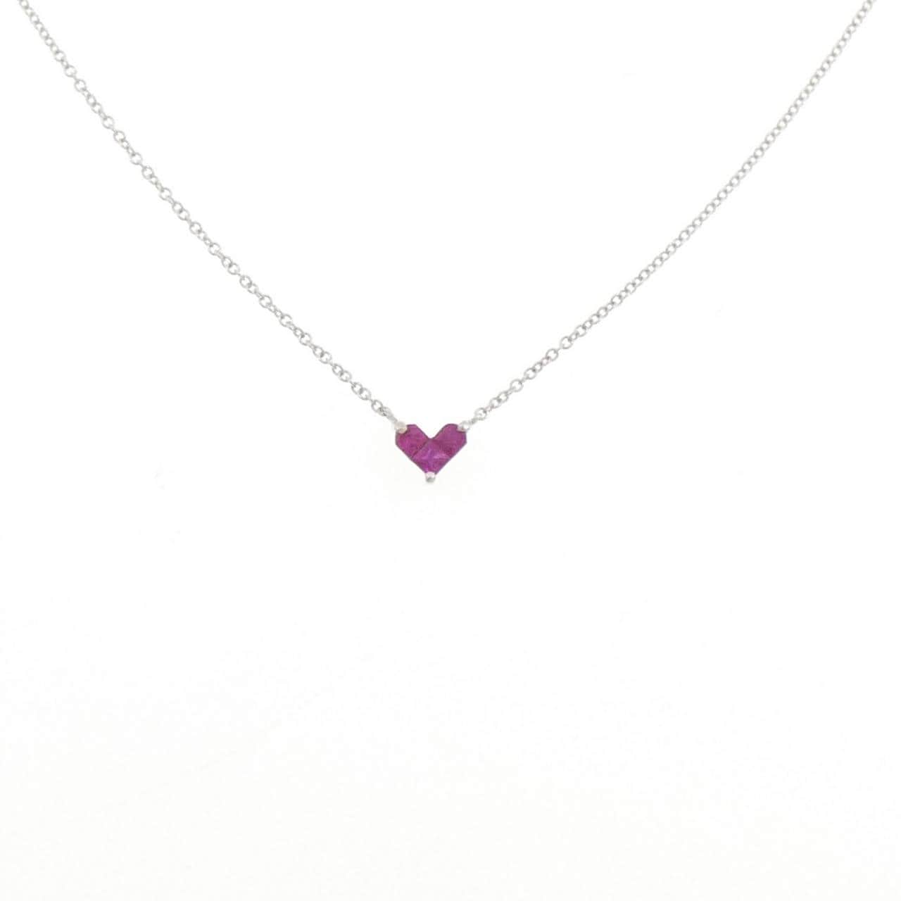 スタージュエリー ミステリアスハート ネックレス 0.13CT