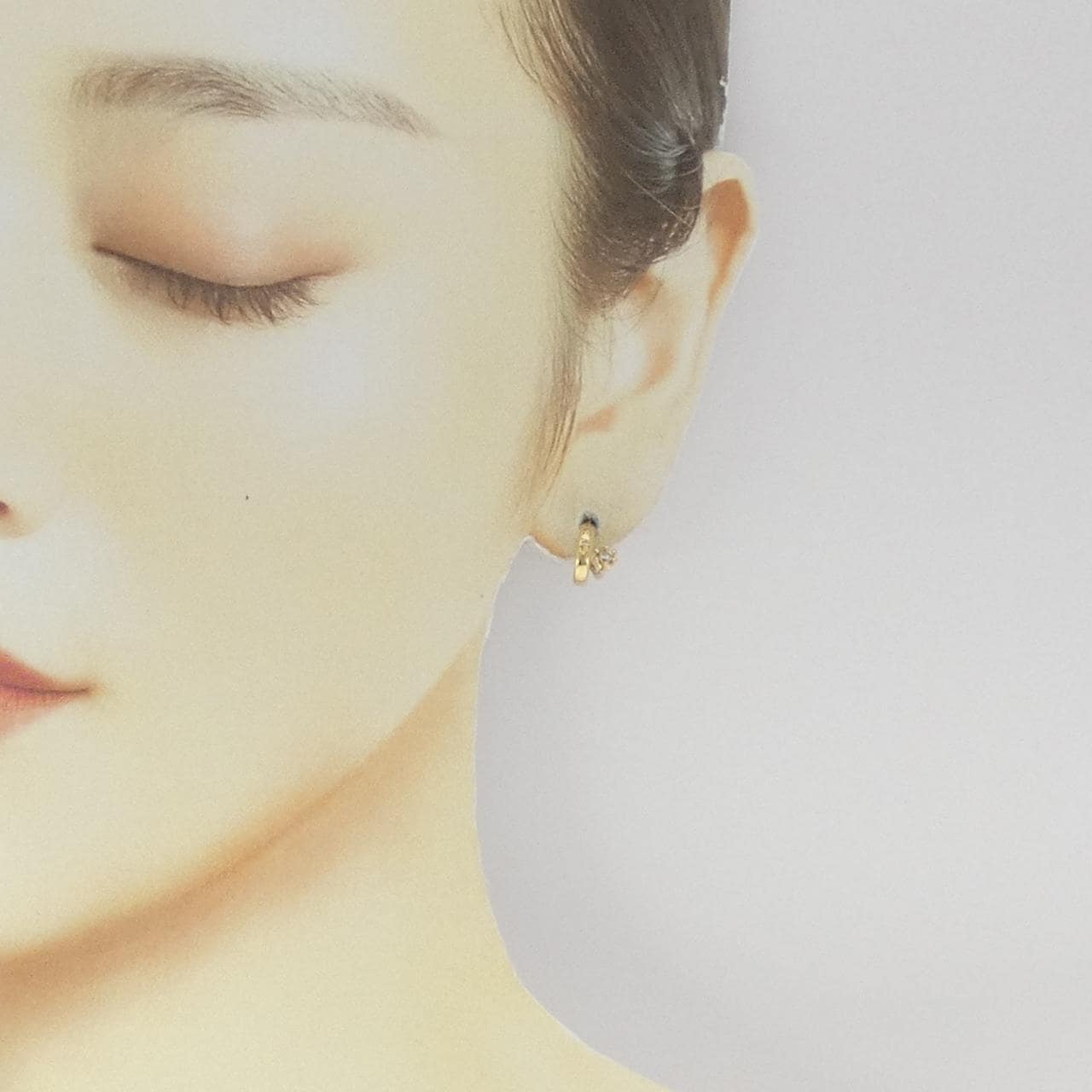 K18YG ダイヤモンド ピアス 0.19CT