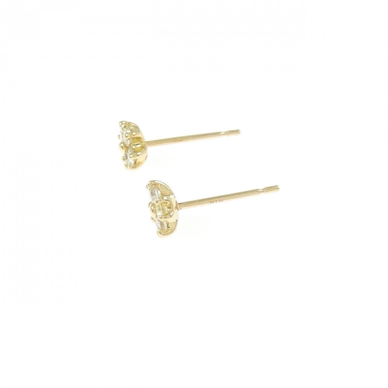K18YG ダイヤモンド ピアス 0.20CT