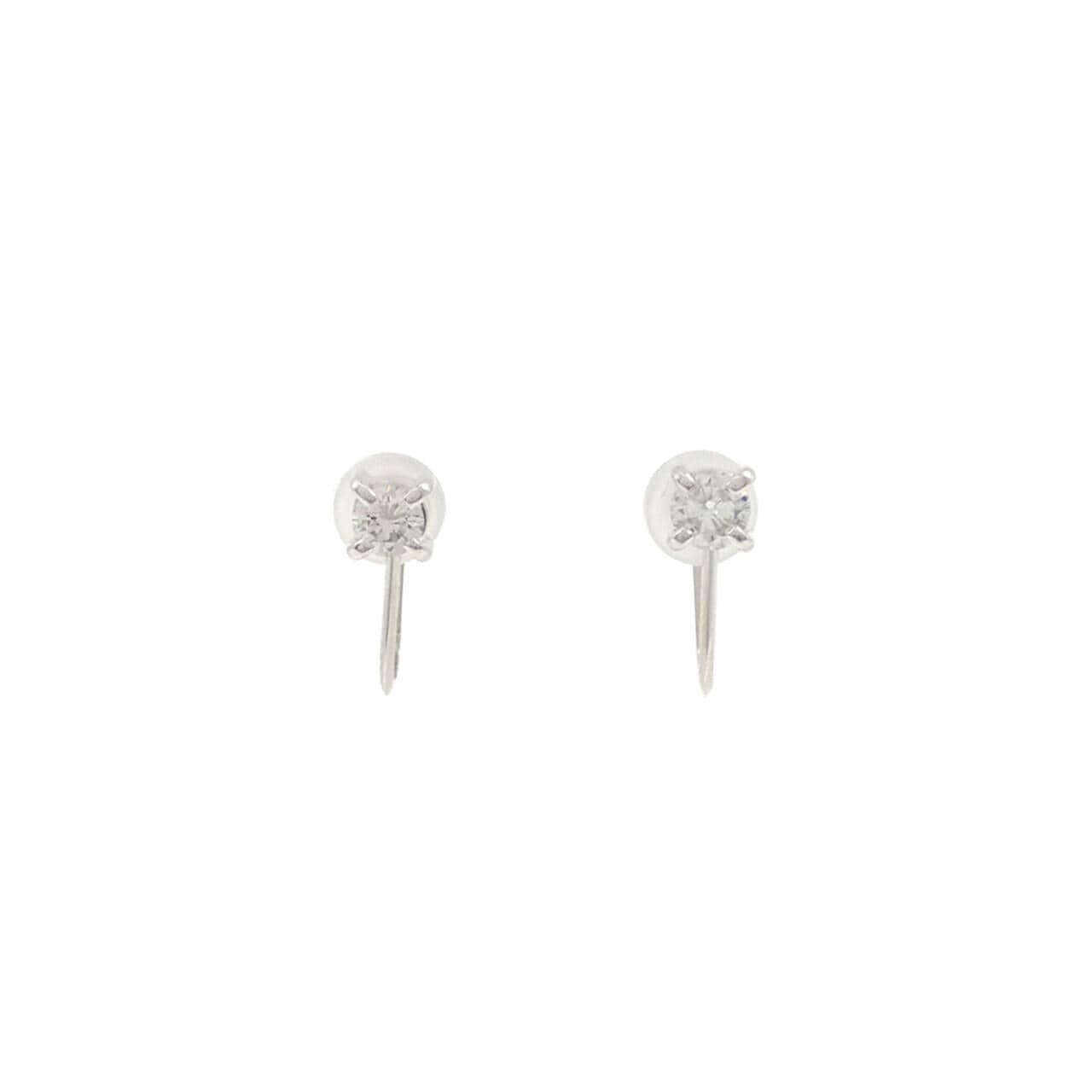 PT900 ダイヤモンド イヤリング 0.30CT