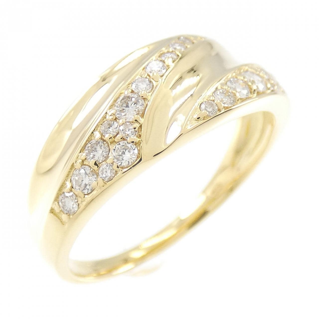 K18YG ダイヤモンド リング 0.25CT