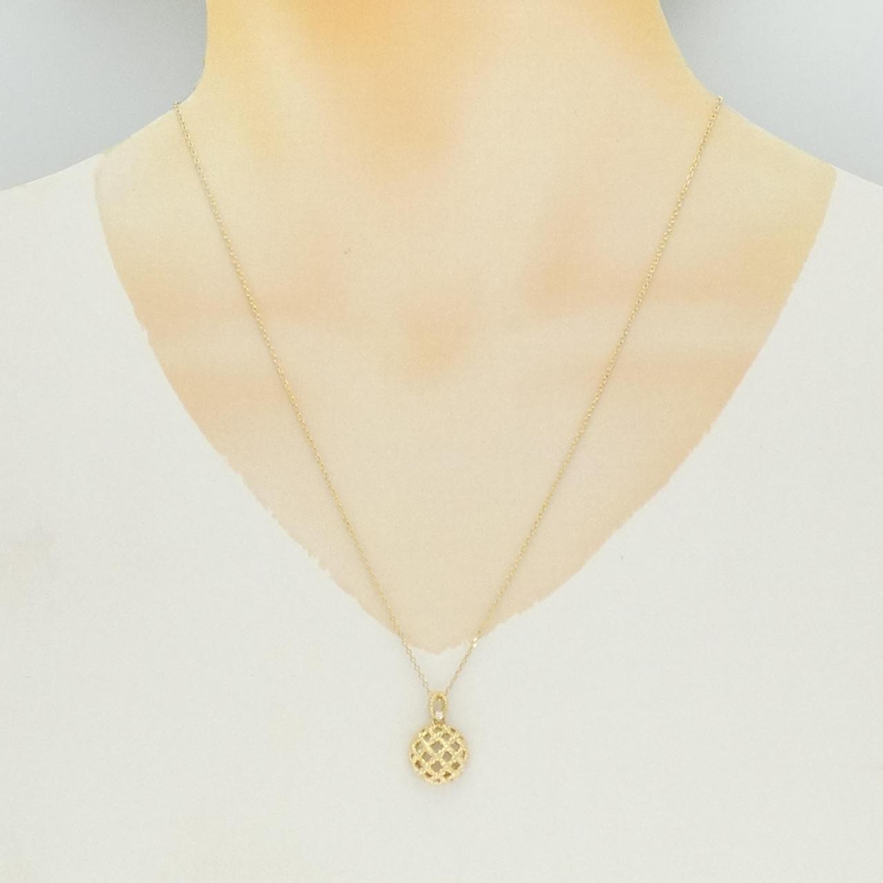 K18YG ダイヤモンド ネックレス