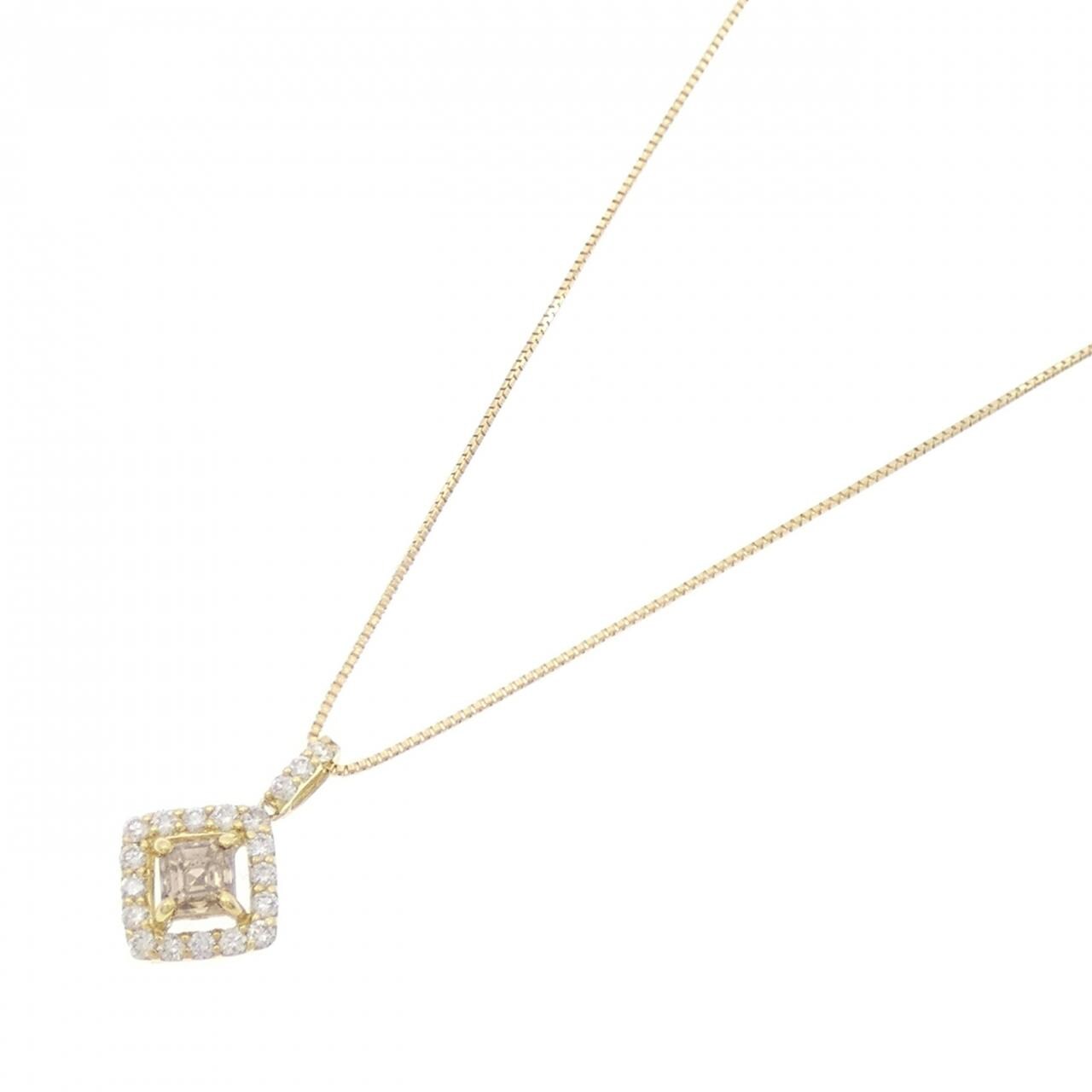 【新品】K18YG ダイヤモンド ネックレス 0.37CT