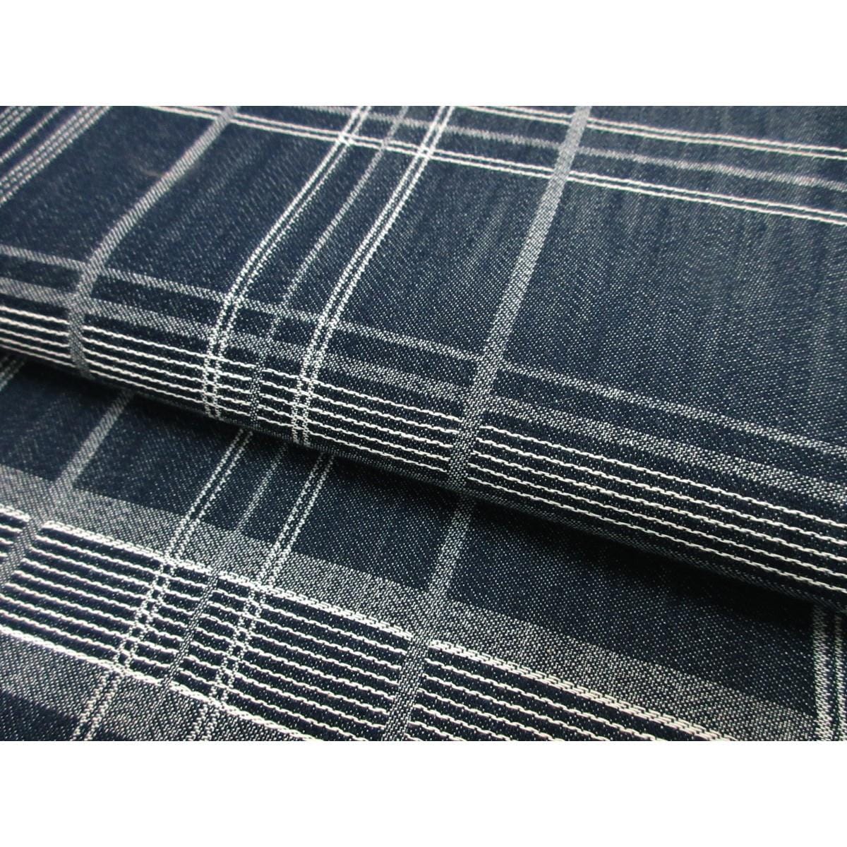 【新品】男物　単衣　岡山デニム