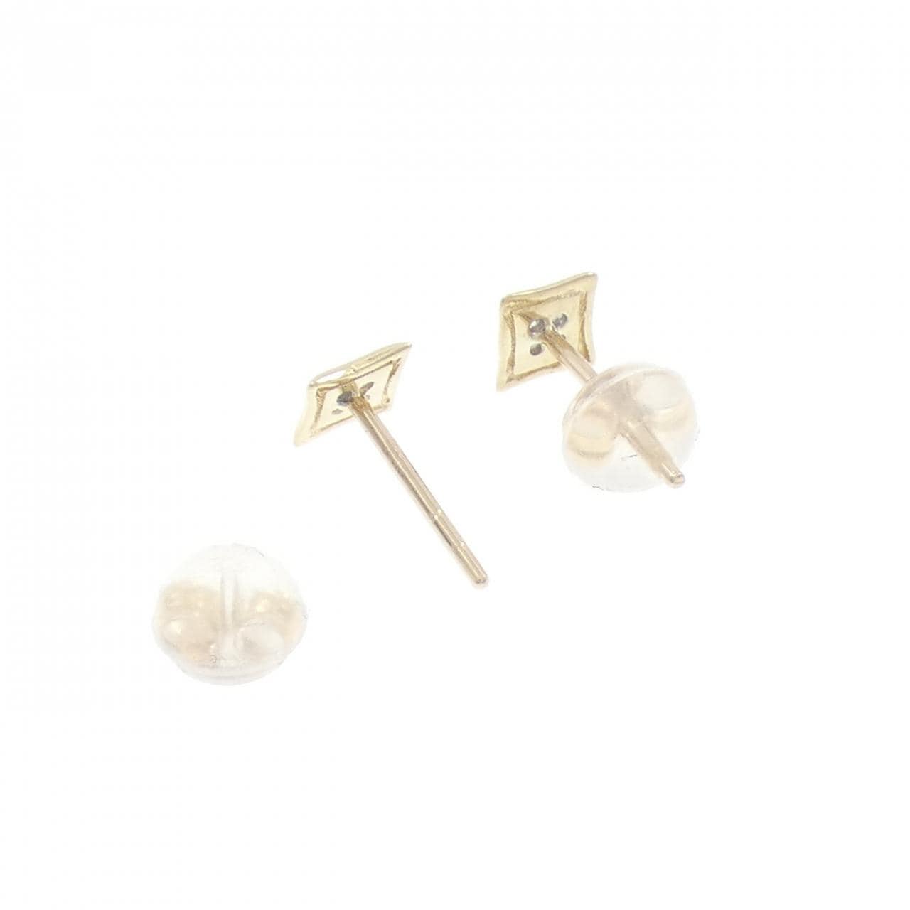 K10YG/K10WG ダイヤモンド ピアス