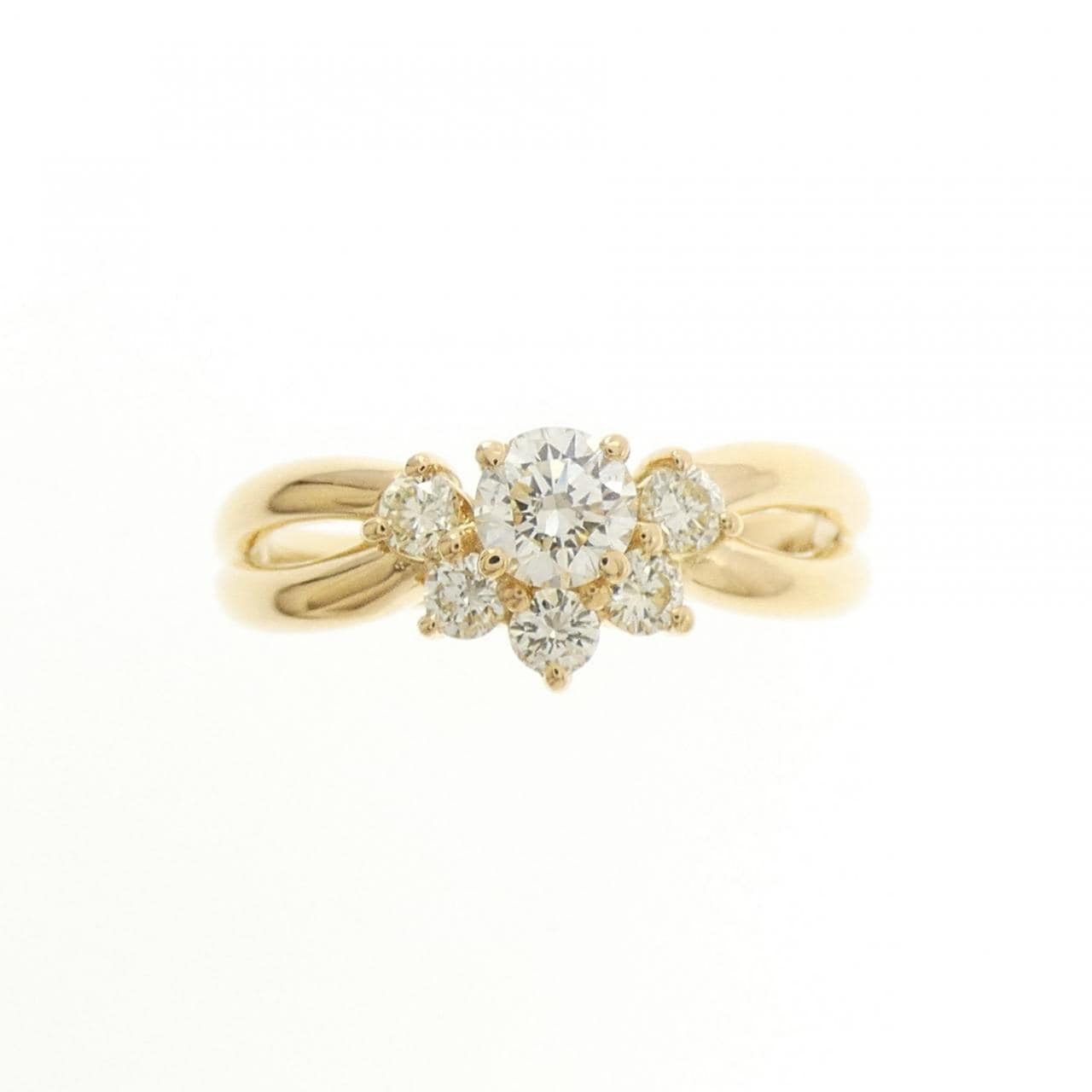 K18YG ダイヤモンド リング 0.50CT
