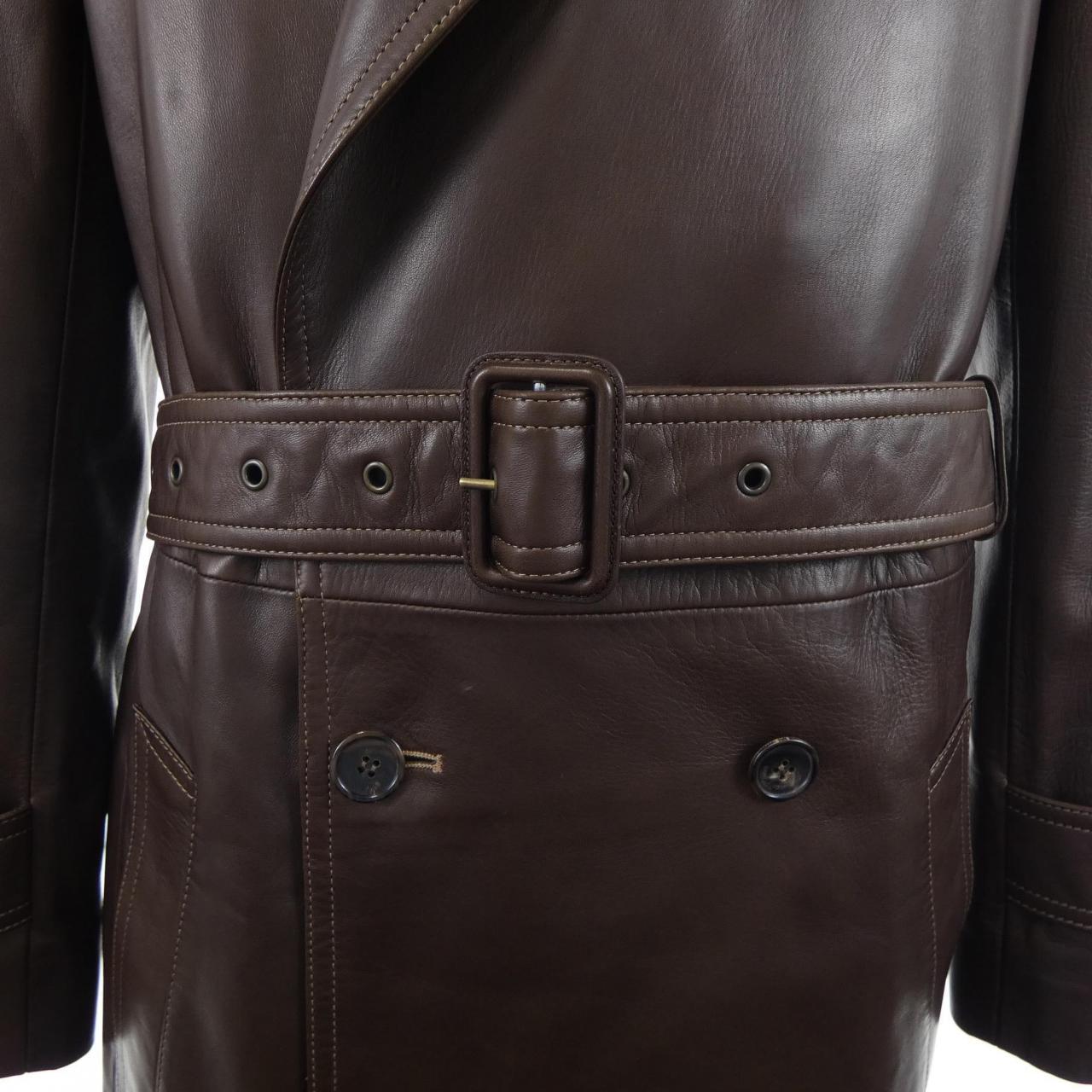 サンローラン SAINT LAURENT 725965 YC2GA レザーコート