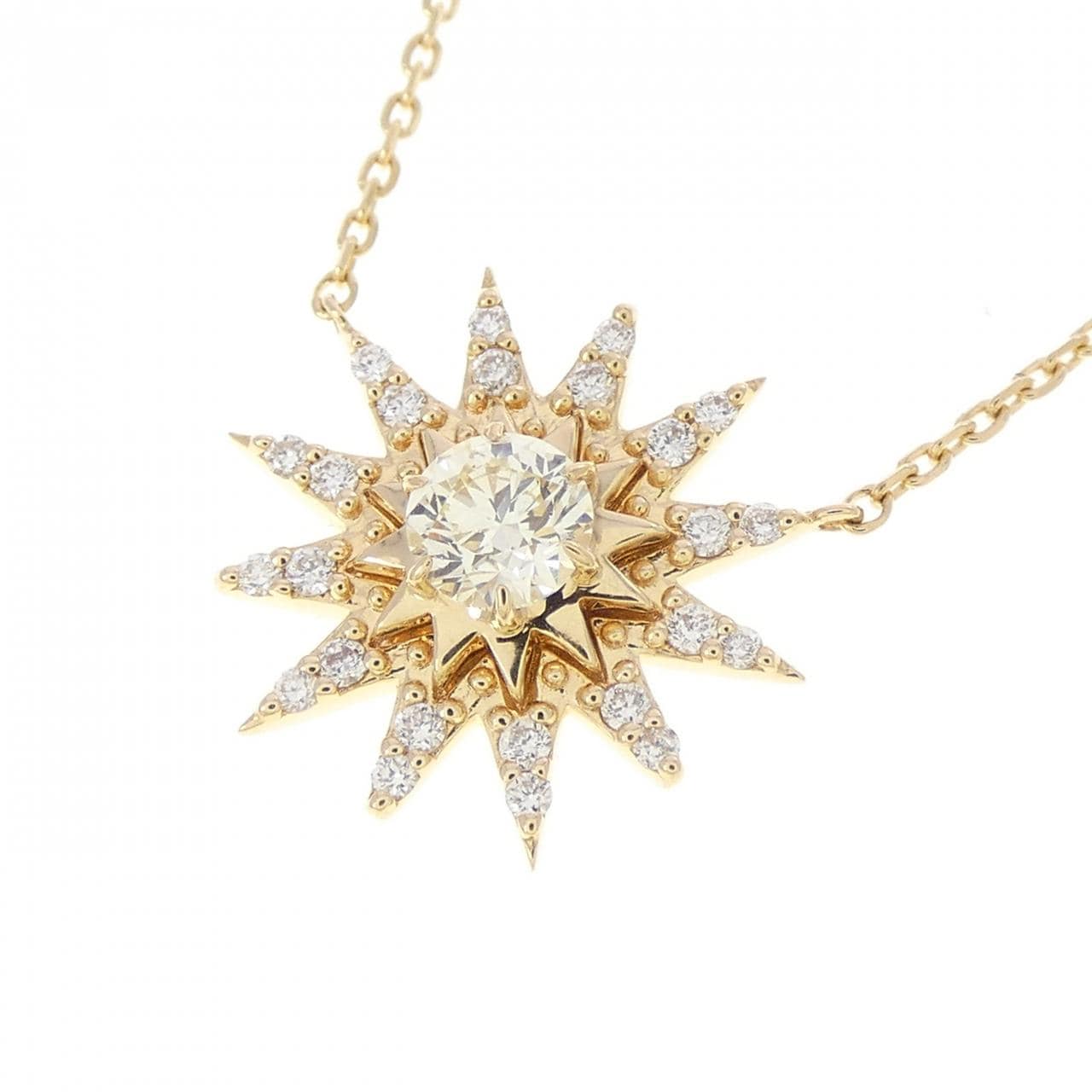 スタージュエリー ダイヤモンド ネックレス 0.16CT