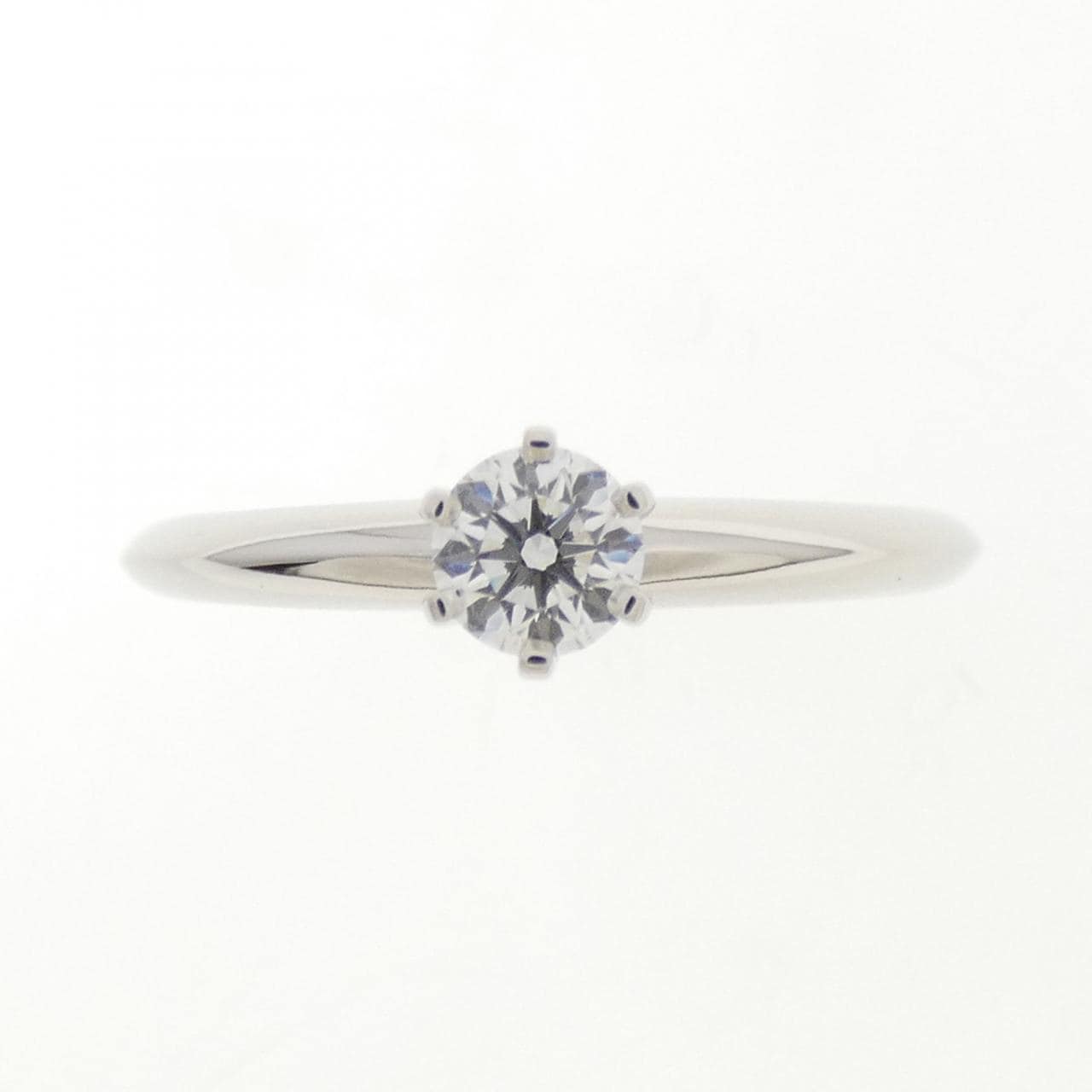 ティファニー クラシックソリティア リング 0.25CT F VS1 EXT