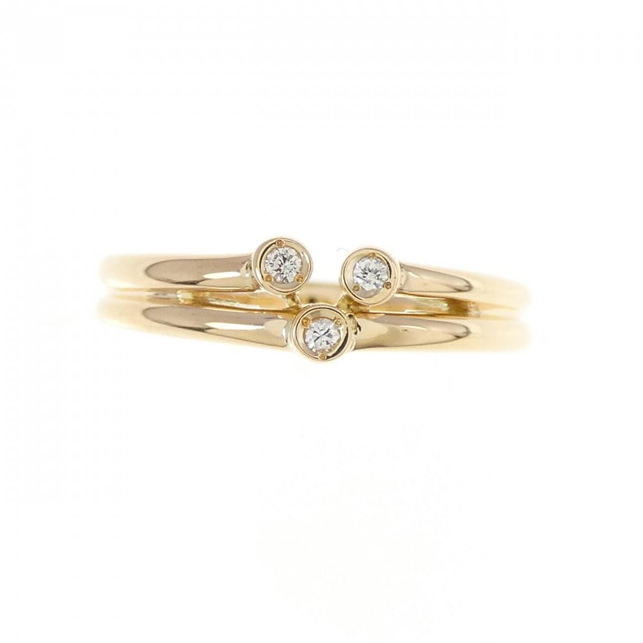 K18YG ダイヤモンド リング 0.025CT