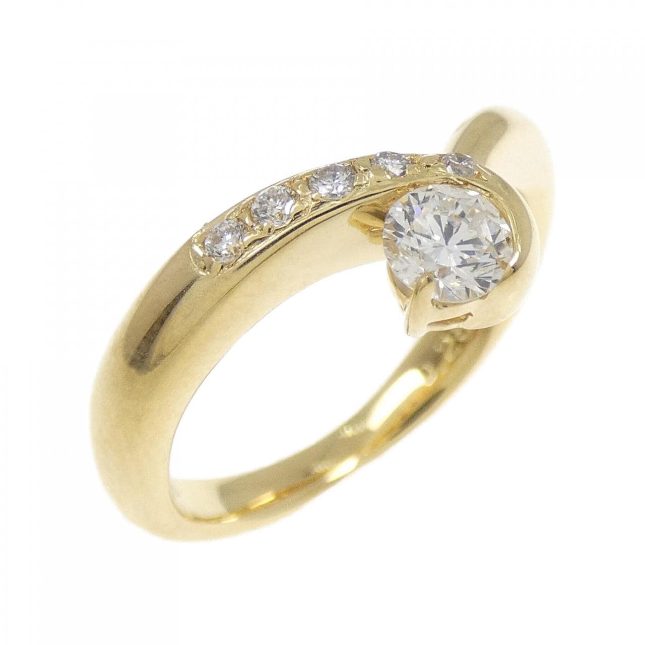 K18YG ダイヤモンド リング 0.25CT