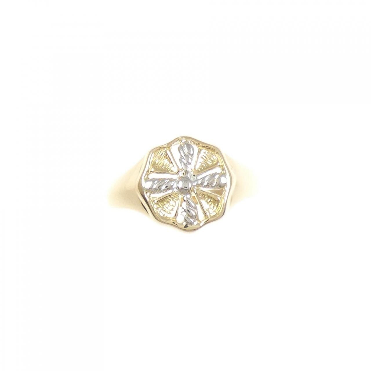 K18YG/PT900 リング