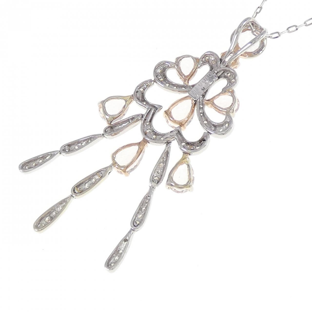 K18PG/K18WG ベリル ネックレス 2.01CT