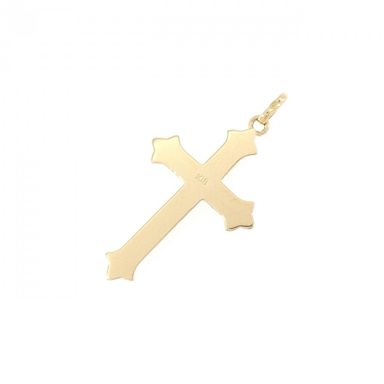 【新品】K18YG クロス ペンダント
