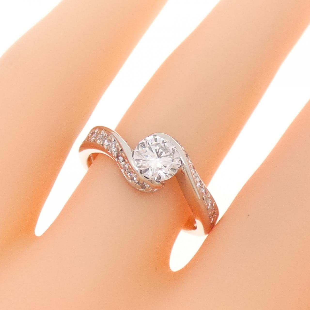 PT900 ダイヤモンド リング 0.510CT