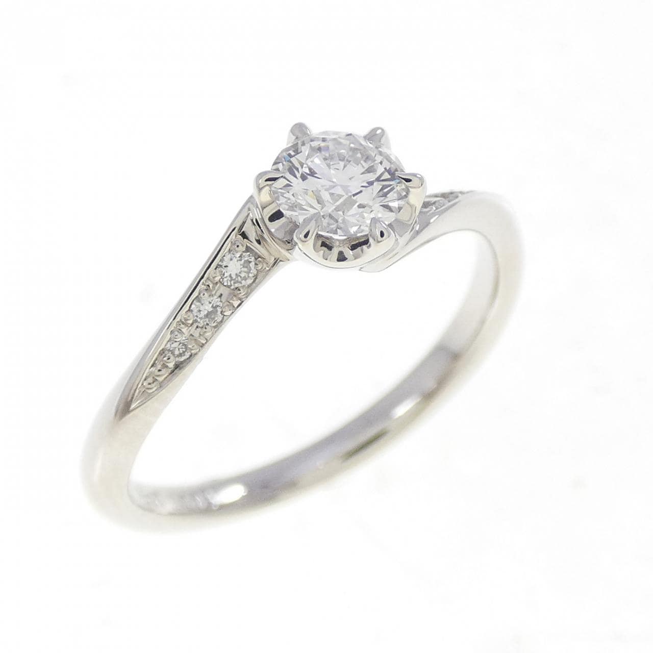 PT950 ダイヤモンド リング 0.301CT D VS1 3EXT