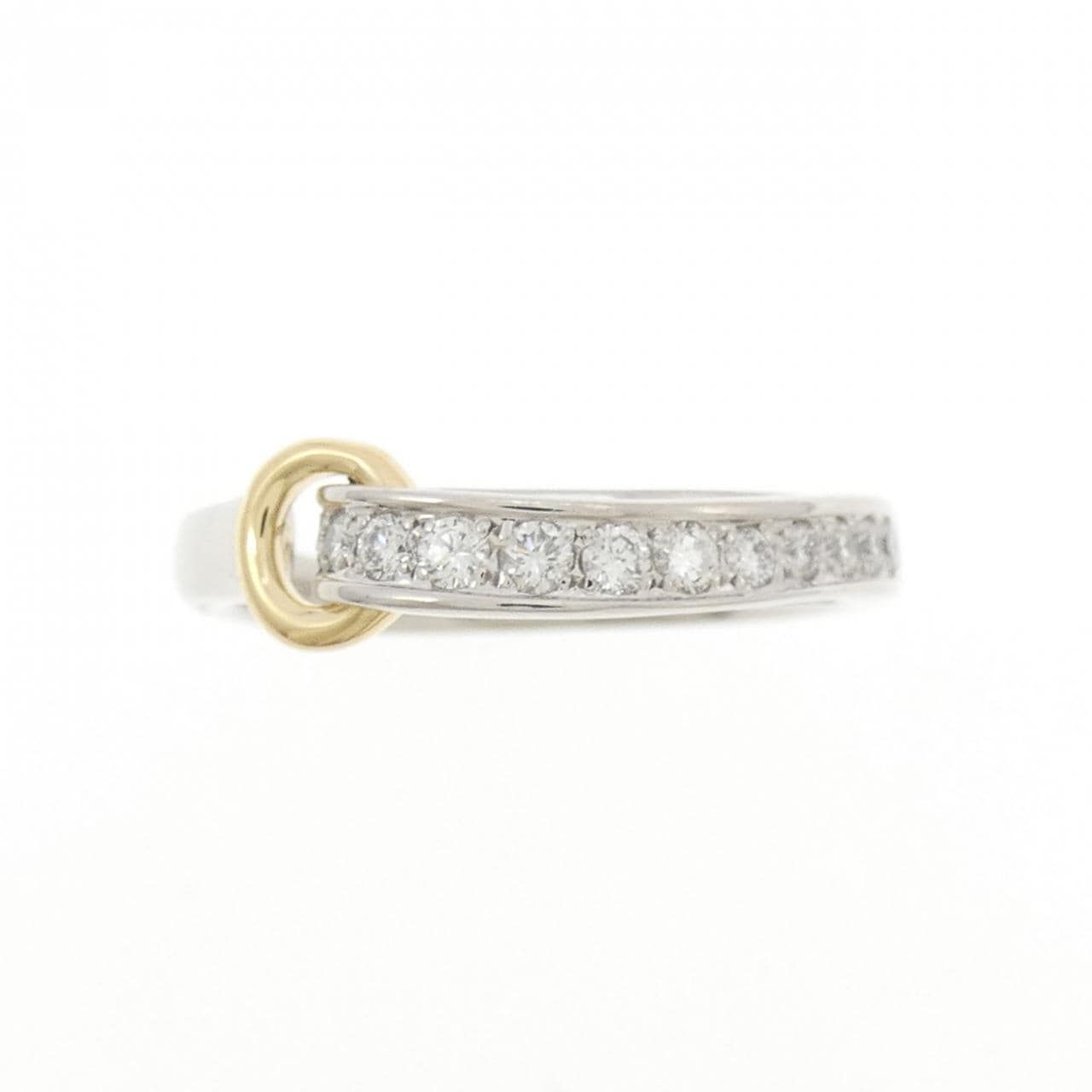 PT900/K18YG ダイヤモンド リング 0.18CT