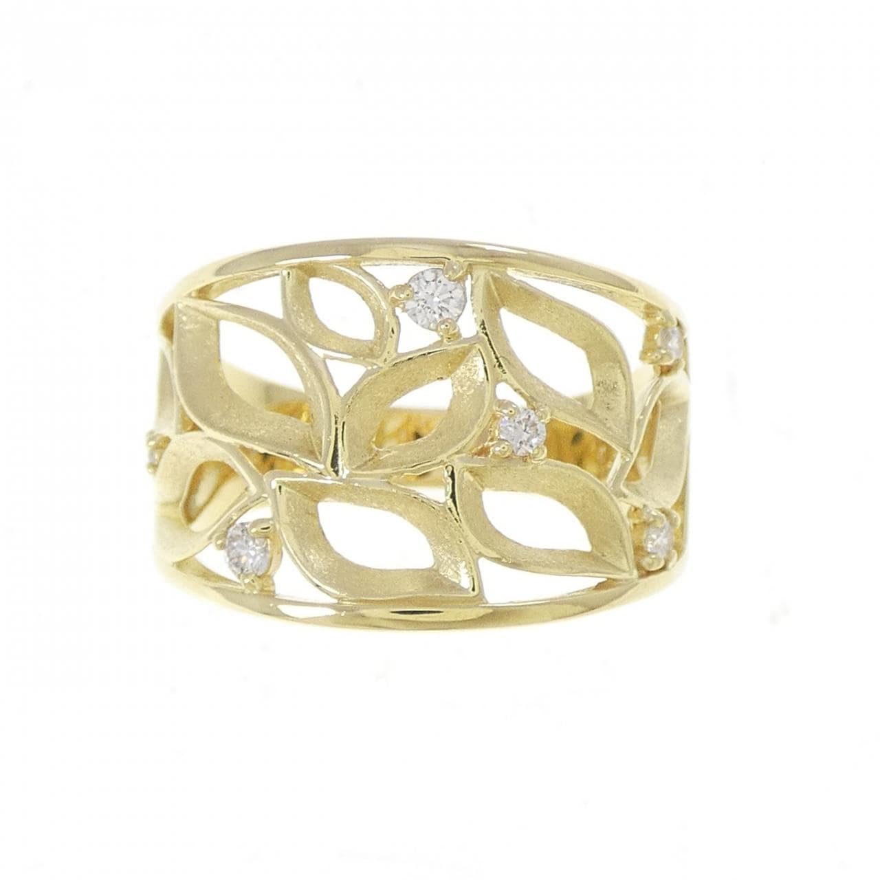 K18YG ダイヤモンド リング 0.13CT