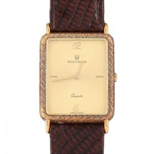 【ノーメンテナンス還元価格】ウォルサム レクタンギュラーケース YG 56010.22 YG クォーツ