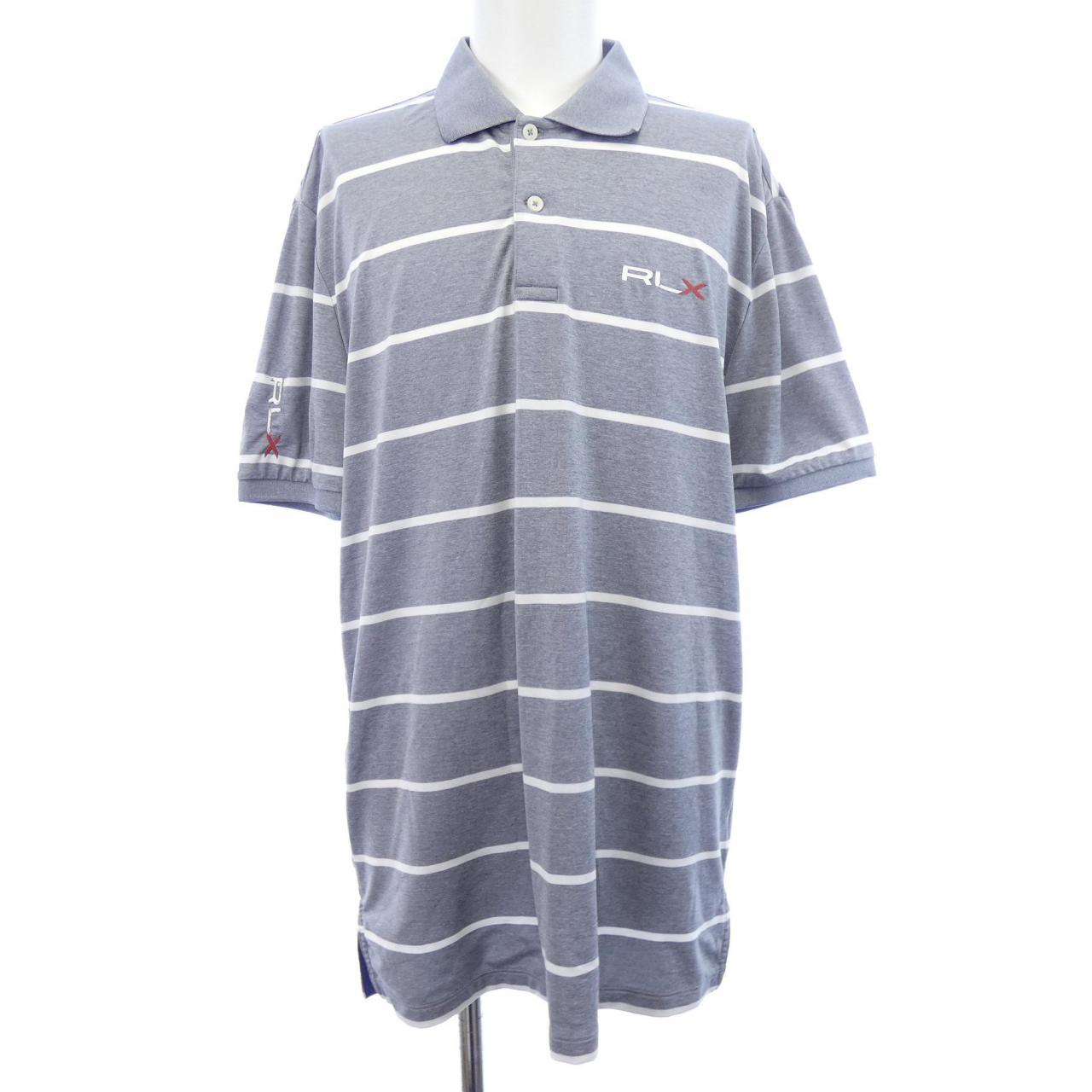 美品　新品未使用　RLX ストライプポロシャツ グレー系　値下げ済 コメ兵｜アールエルエックス RLX ポロシャツ｜アールエルエックス