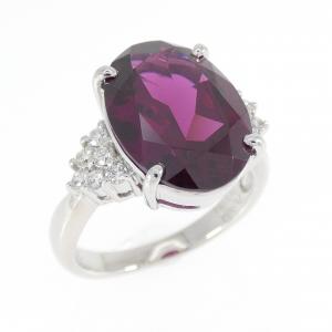 PT900 ガーネット リング 6.45CT