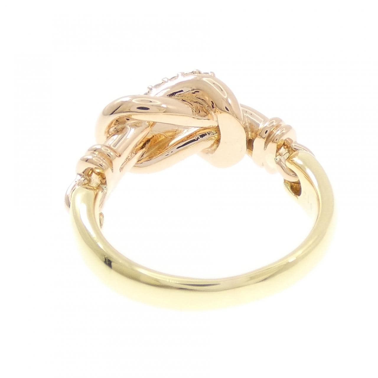 K18PG/K18YG ダイヤモンド リング 0.13CT
