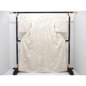 訪問着　丸に違い鷹の羽