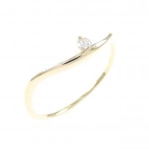 【リメイク】K10YG ダイヤモンド リング 0.03CT