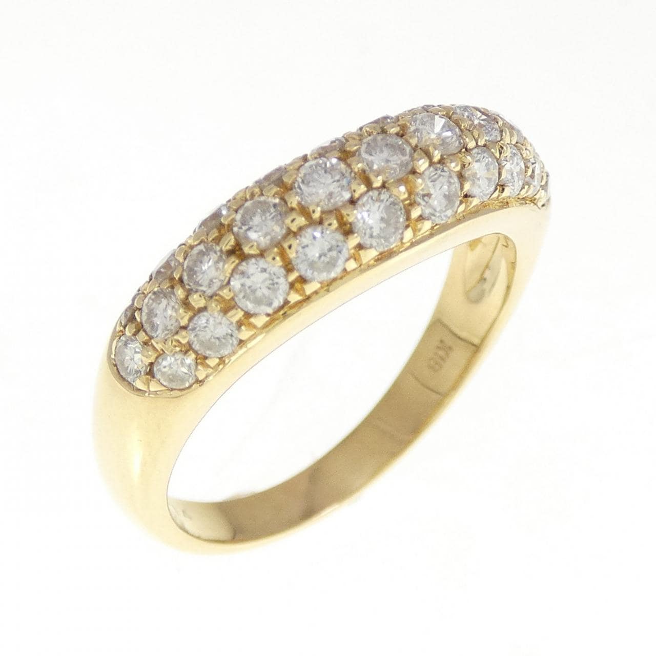 K18YG ダイヤモンド リング 0.74CT