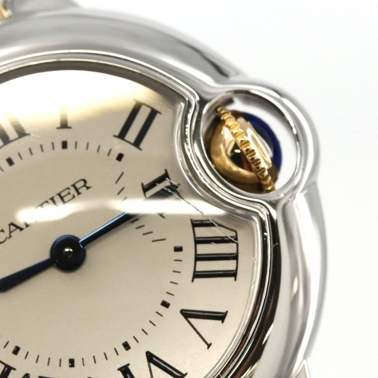 カルティエ バロンブルーSM コンビ W69007Z3/W2BB0010 SSxYG クォーツ
