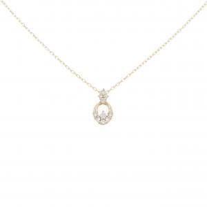 K18PG ダイヤモンド ネックレス 0.10CT