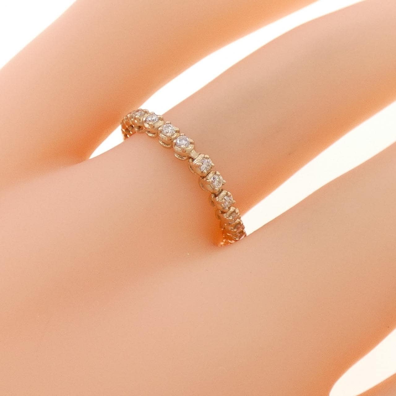 K18PG ダイヤモンド リング 0.27CT