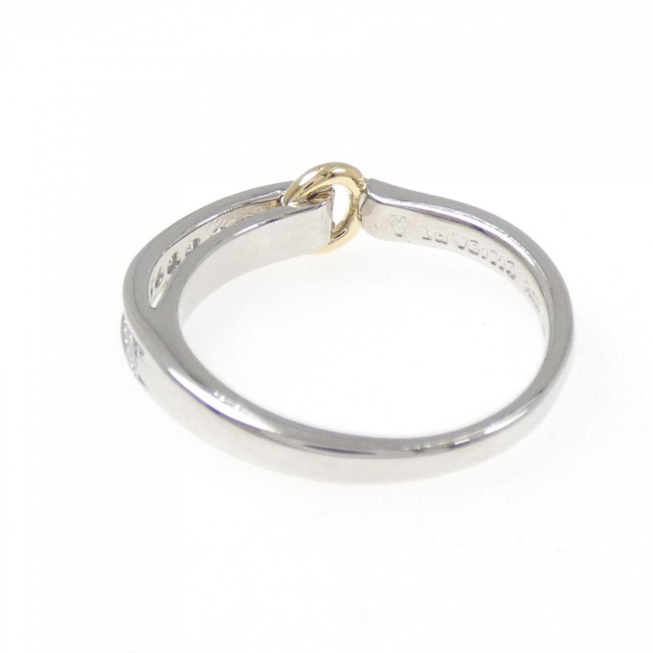 PT900/K18YG ダイヤモンド リング 0.18CT