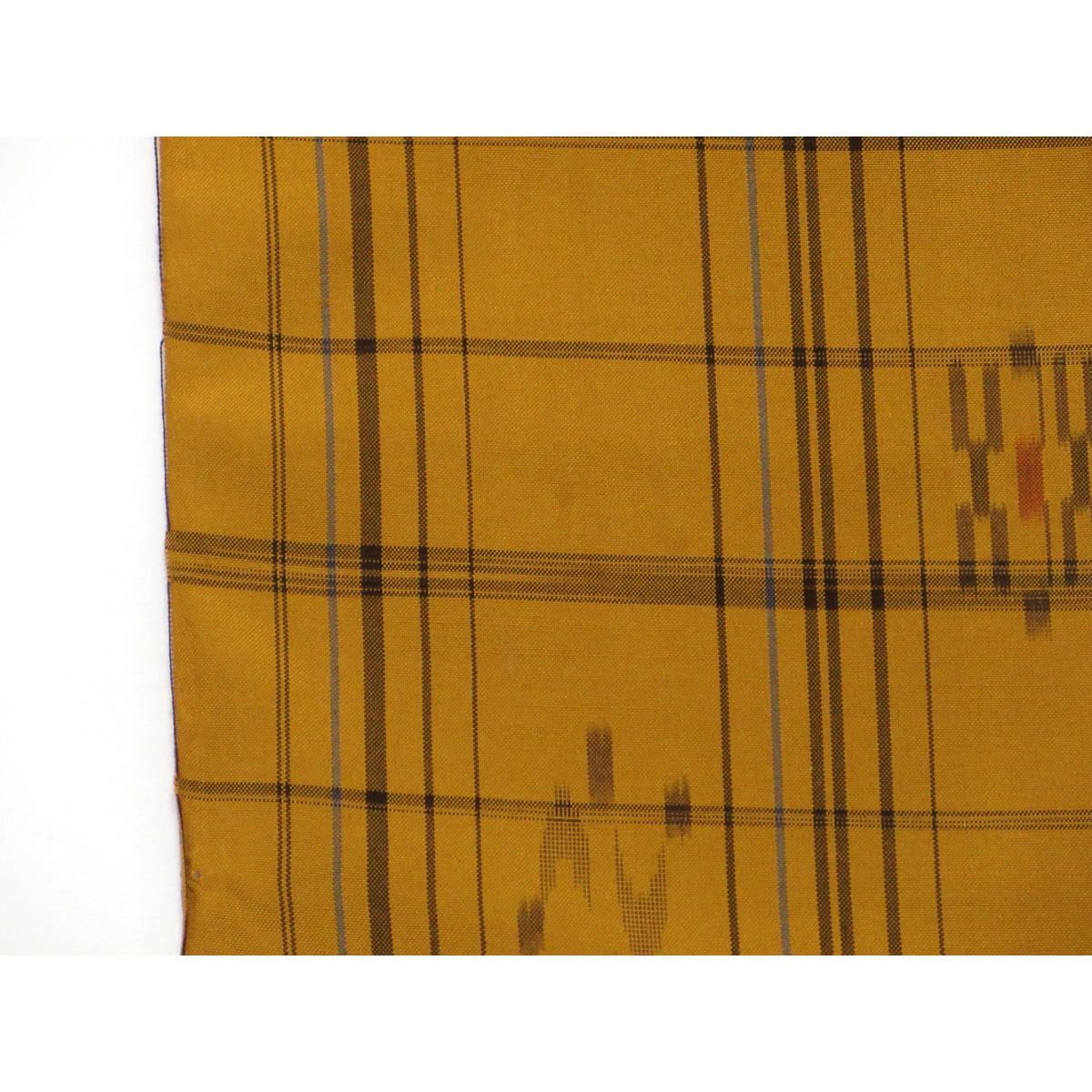 【未使用品】着尺反物　武蔵野かすり