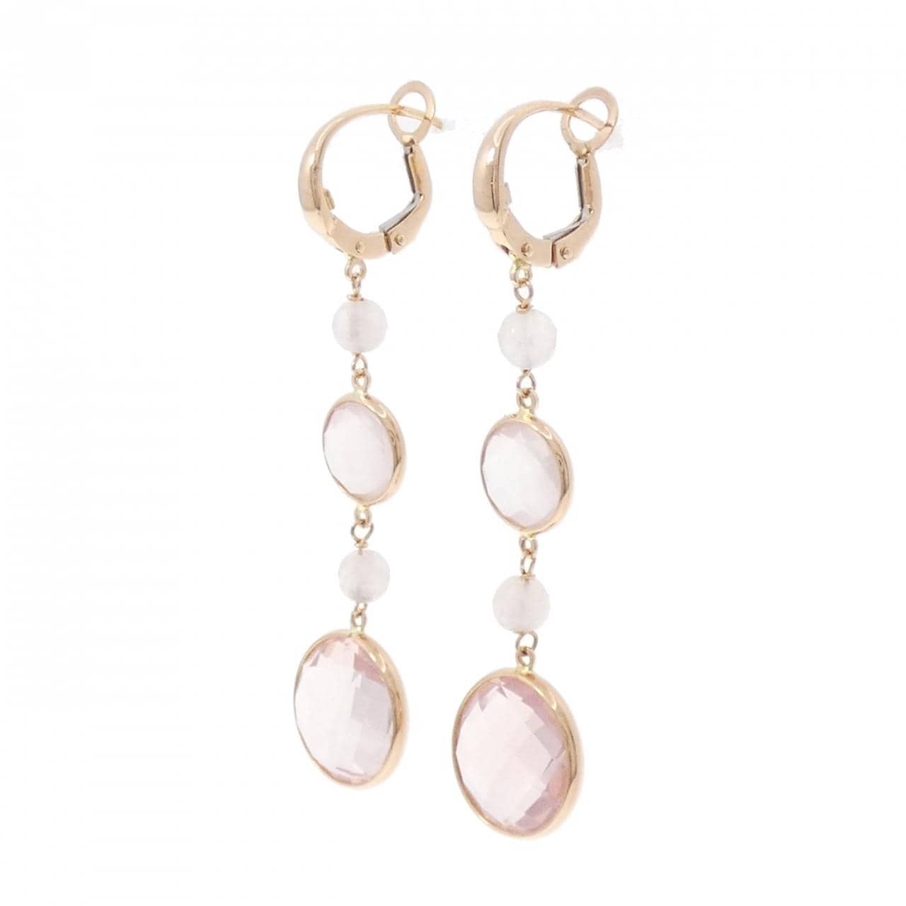 750PG Rose Quartz Earrings