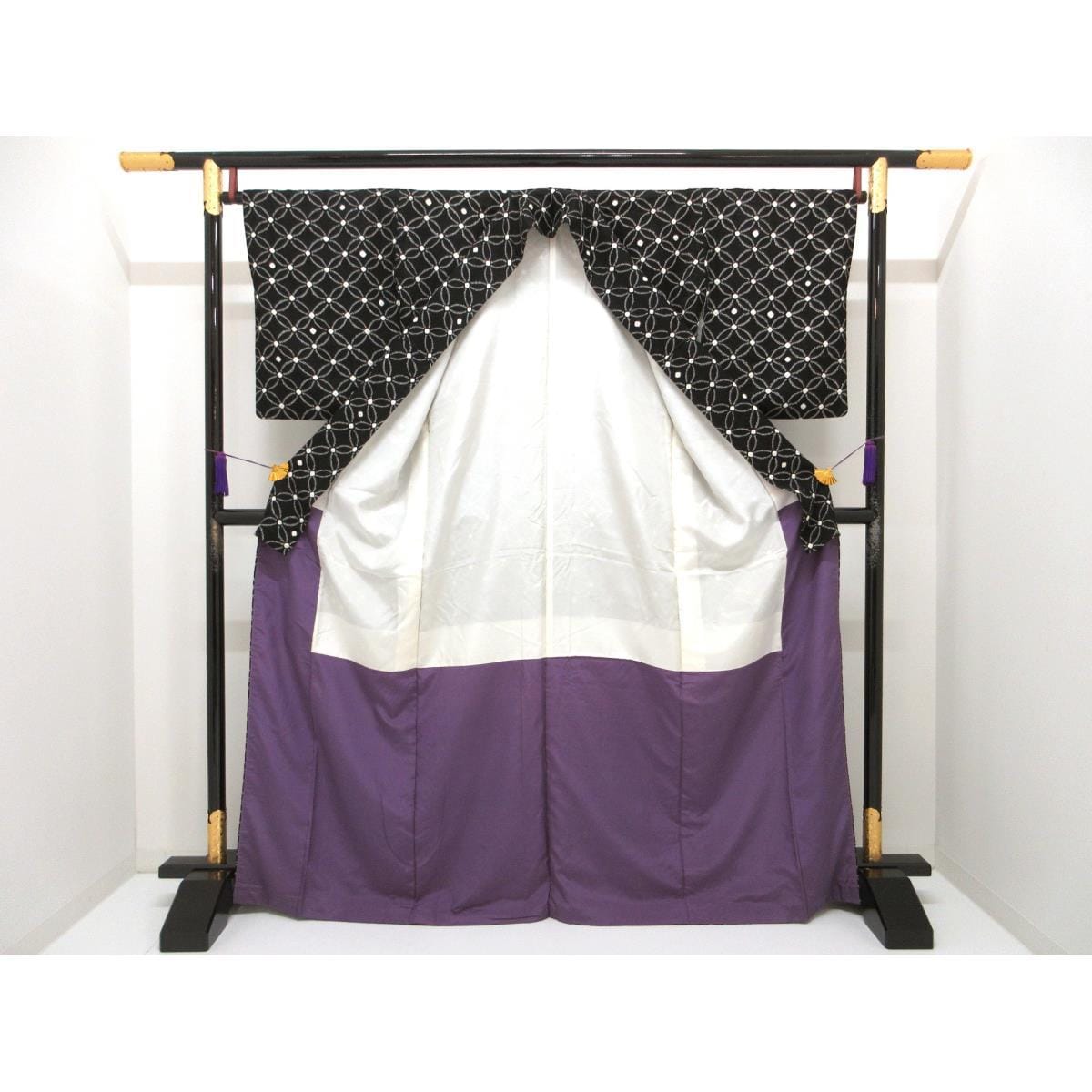 Tsumugi dyed fabric, width L