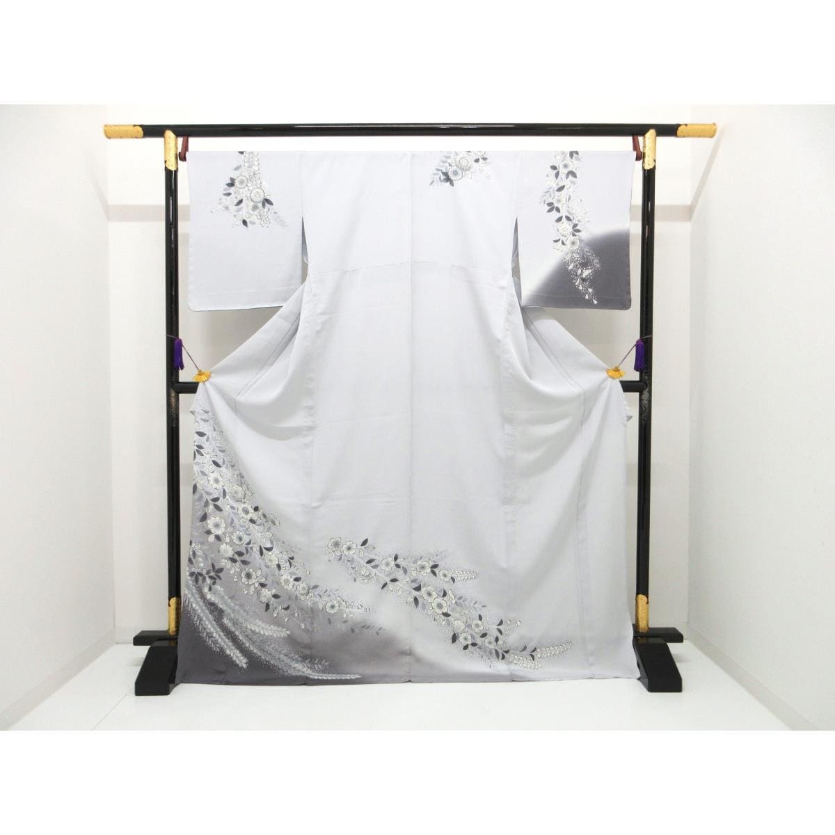 【未使用品】単衣　訪問着　友禅加工ボカシ染