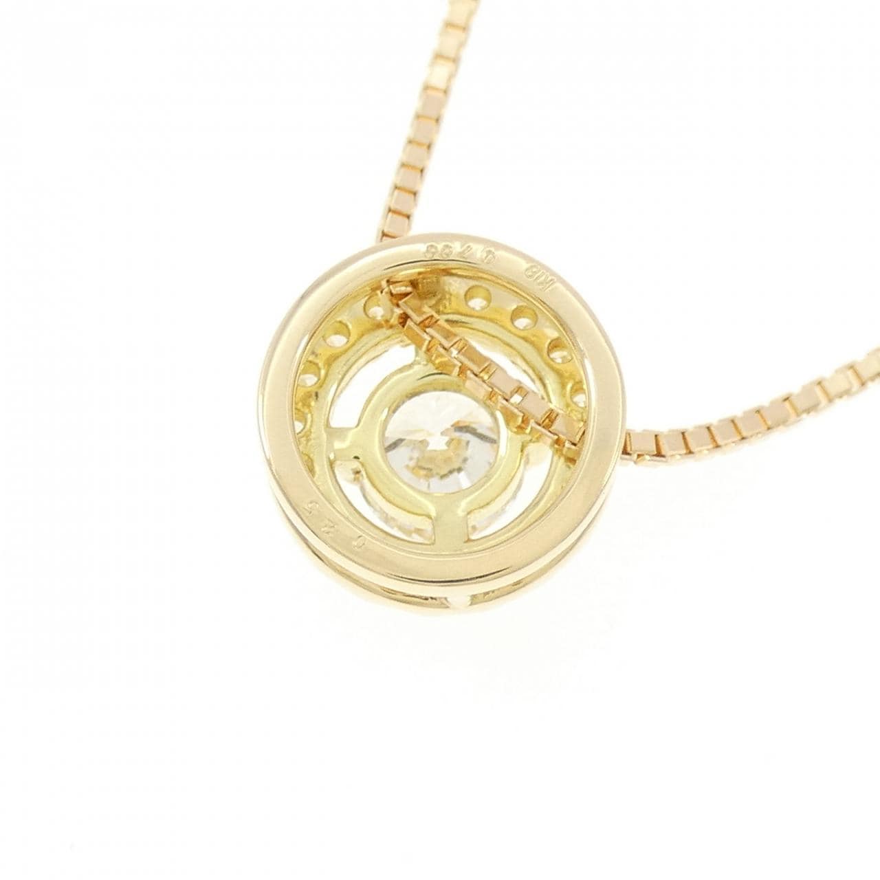 K18YG ダイヤモンド ネックレス 0.768CT D VS2 EXT