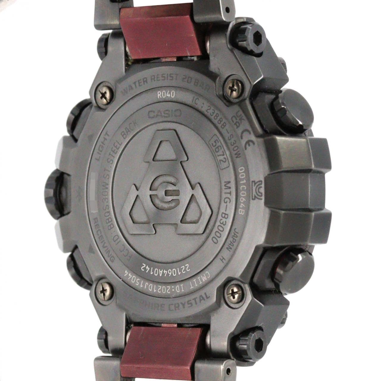 カシオ G-SHOCK･MT-G 電波時計 MTG-B3000BD-1AJF SSxカーボン ソーラークォーツ