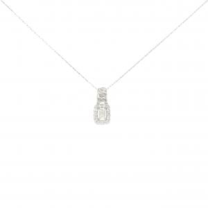 【新品】PT900/PT850 ダイヤモンド ネックレス 0.15CT
