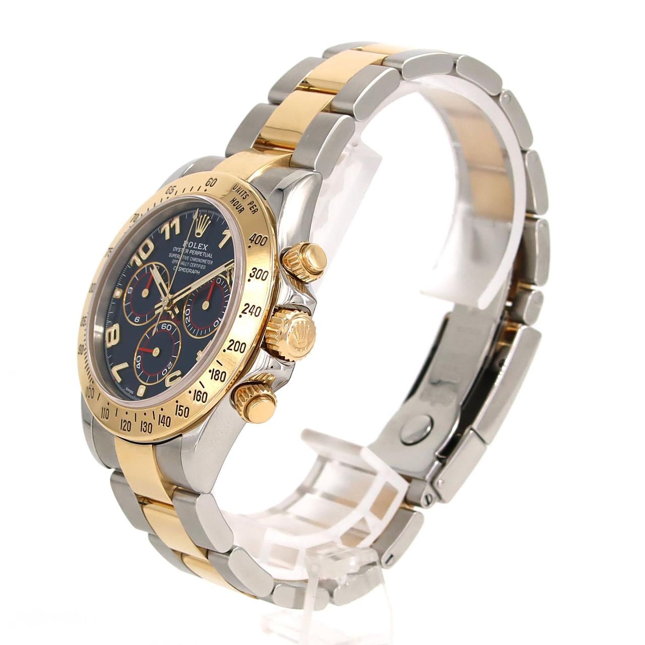 ROLEX Daytona 116523。不銹鋼和黃金自動上弦F 系列
