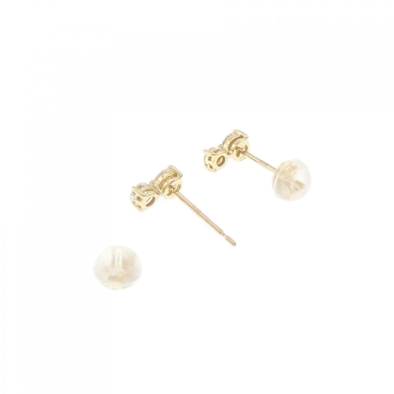 K18YG ダイヤモンド ピアス 0.40CT
