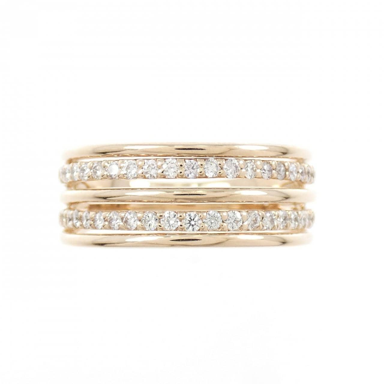K18PG ダイヤモンド リング 0.30CT