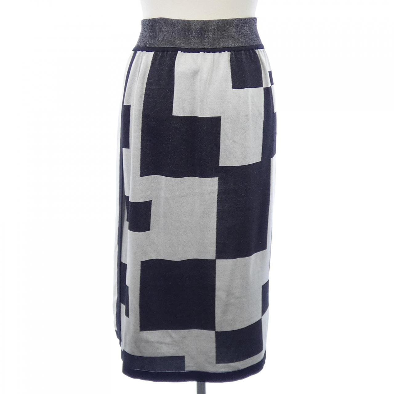 エルメス HERMES TRESOR DE MEDOR RAYURE 2H2836D5 ツイルレーヌ スカート