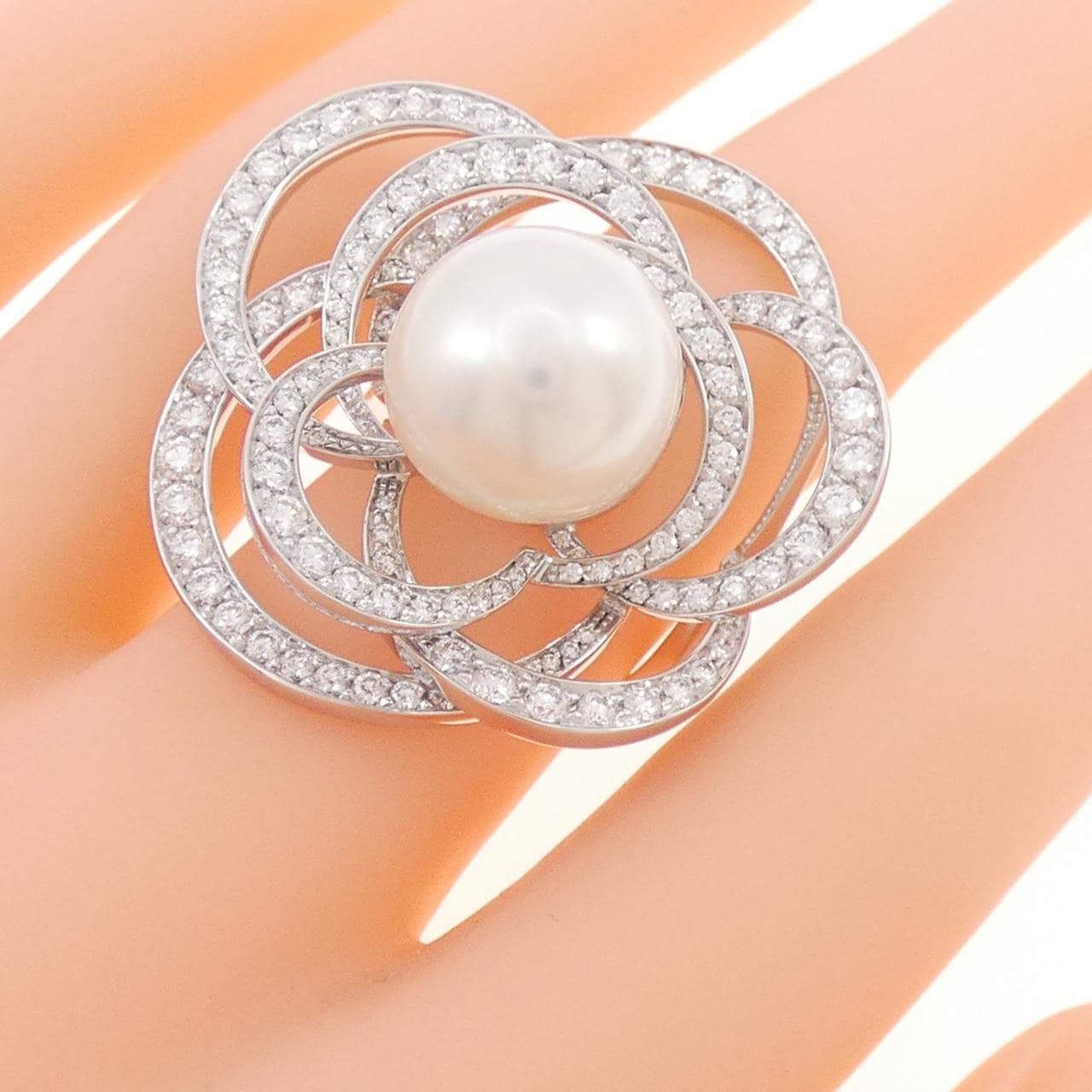 シャネル カメリア リング 12.2mm